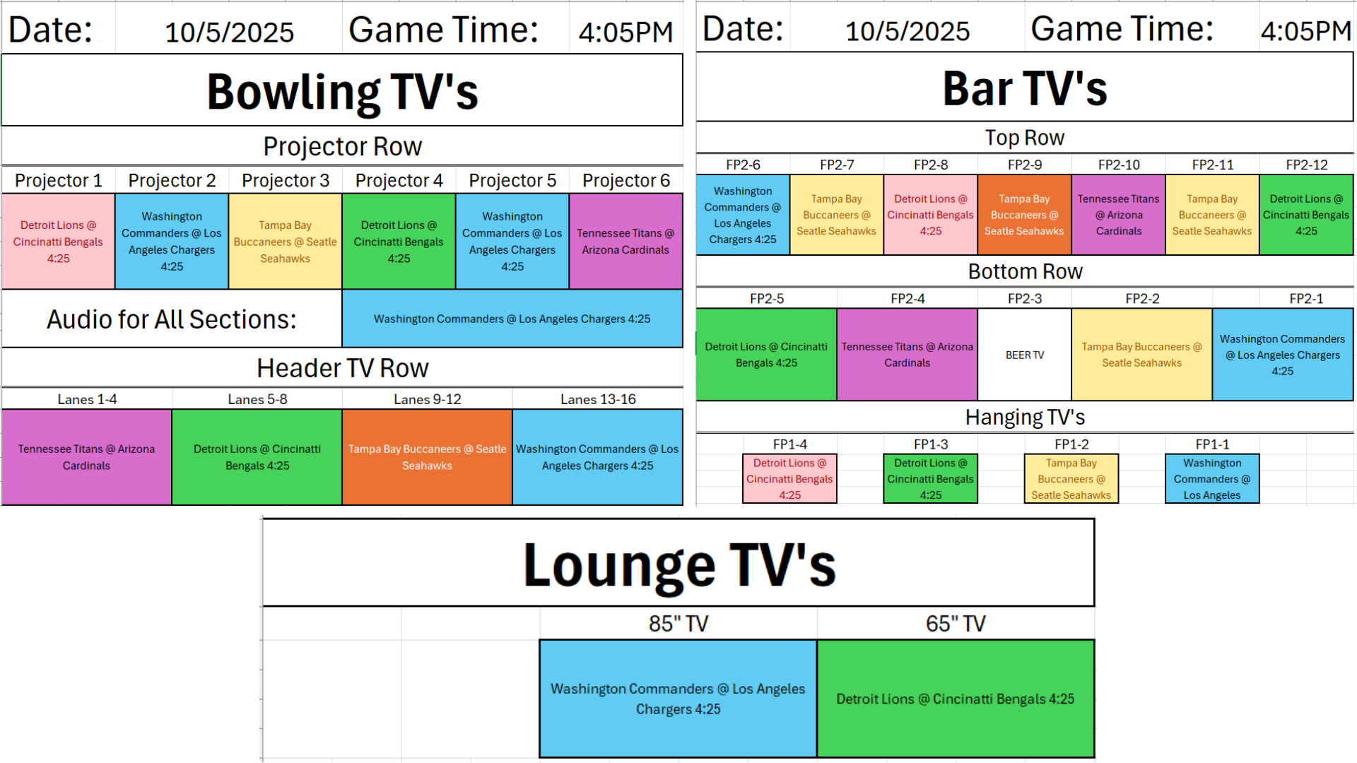Week 5 4pm Tv Layout